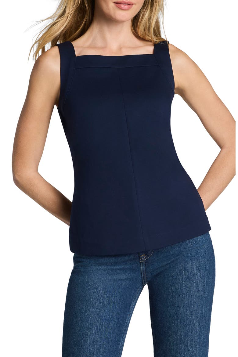 Square Neck Tank, Main, color, TIMELESS NAVY