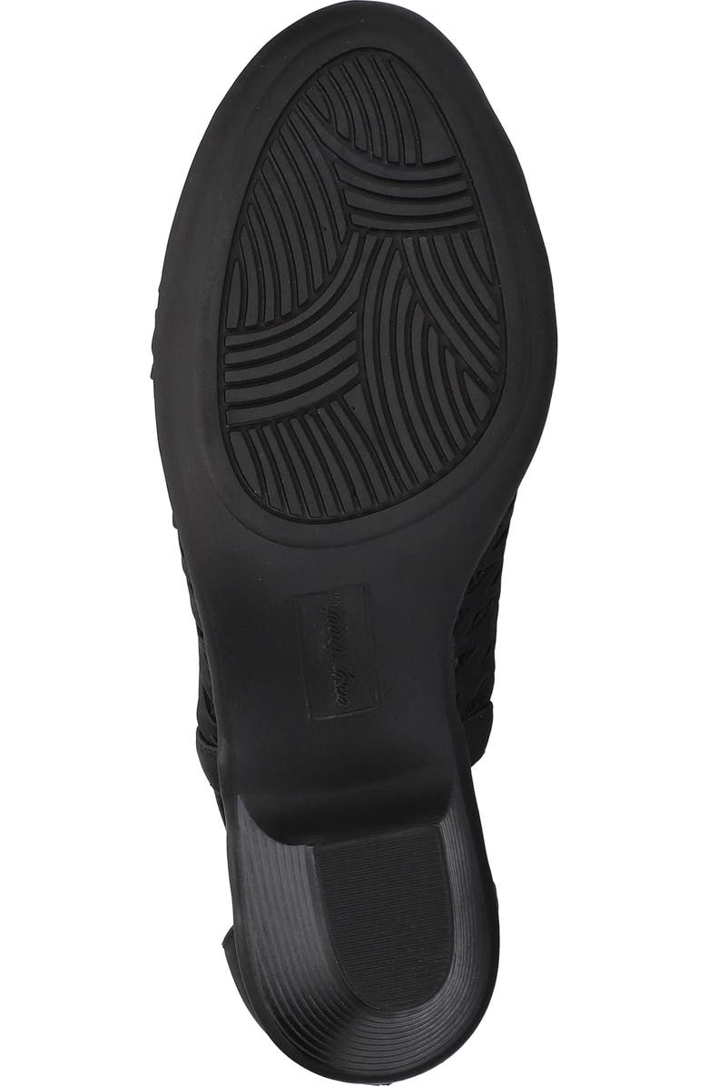 EASY STREET Sunrise Cutout Bootie Sandal, Alternate, color, Black