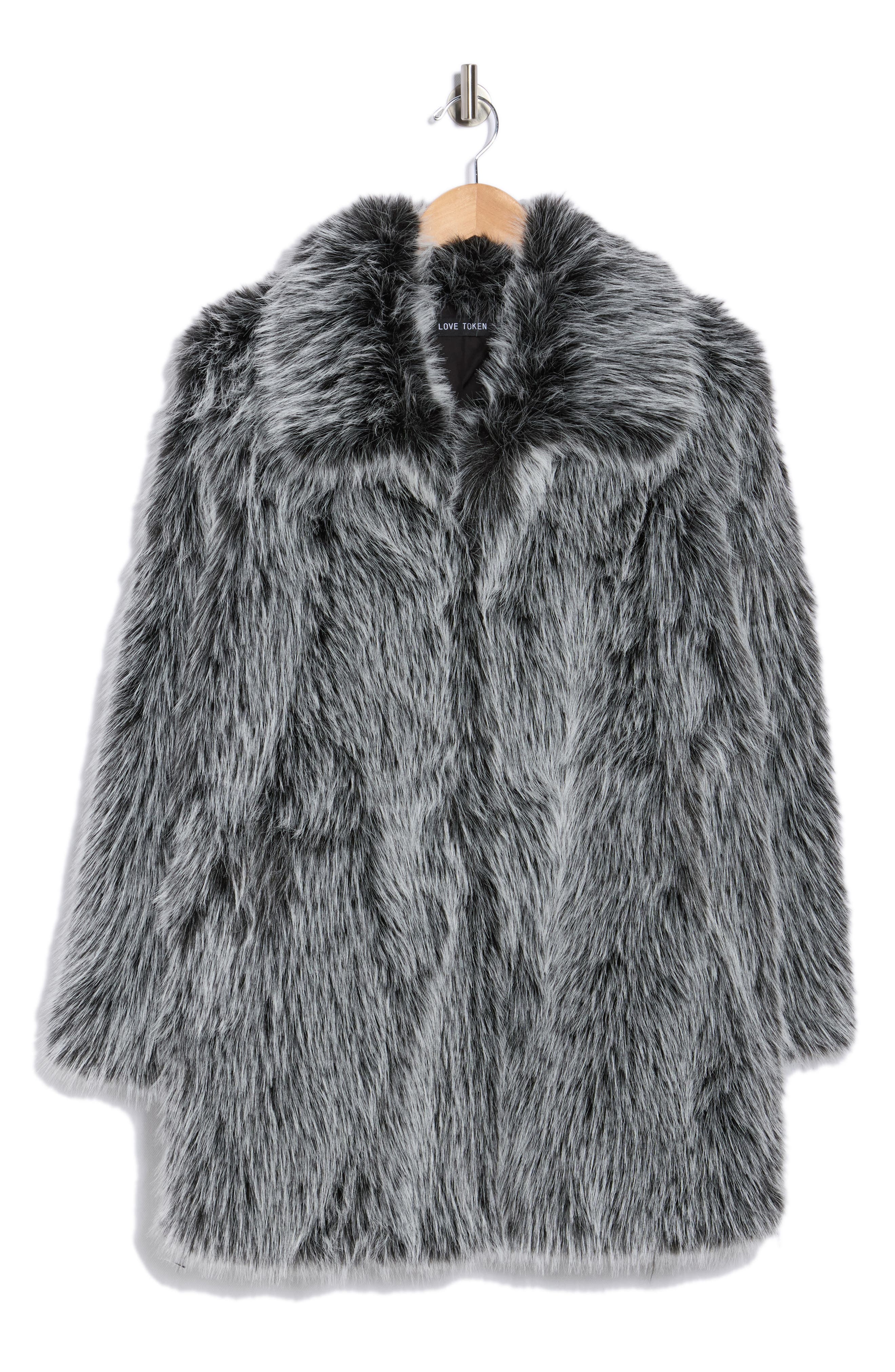 Love Token Victoria Faux Fur Coat