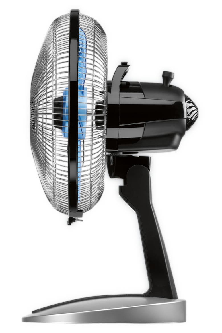 Turbo Silence Table Fan, Alternate, color, BLACK
