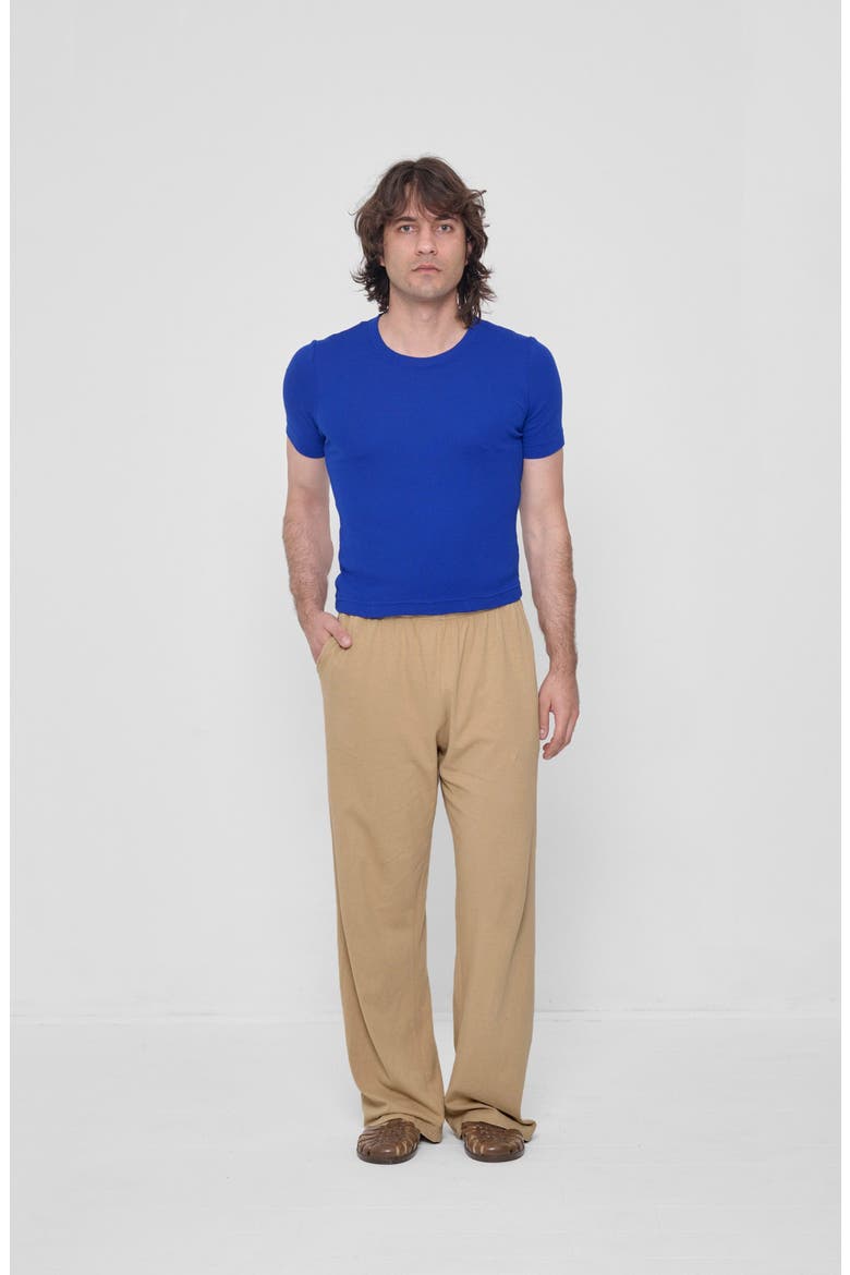 Rib Short Sleeve, Alternate, color, Lapis