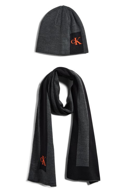 Monogram Beanie & Scarf Set