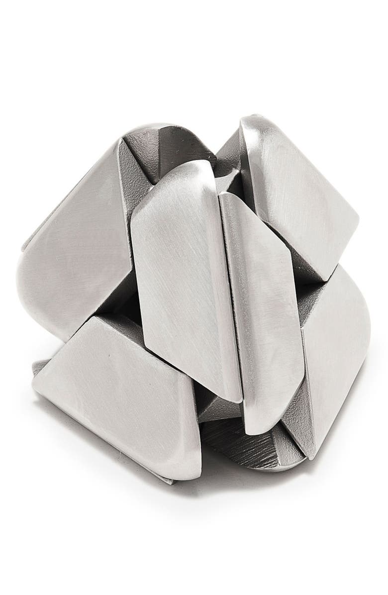 CRAIGHILL Tetra Stainless Steel Puzzle, Alternate, color, Stainless Steel
