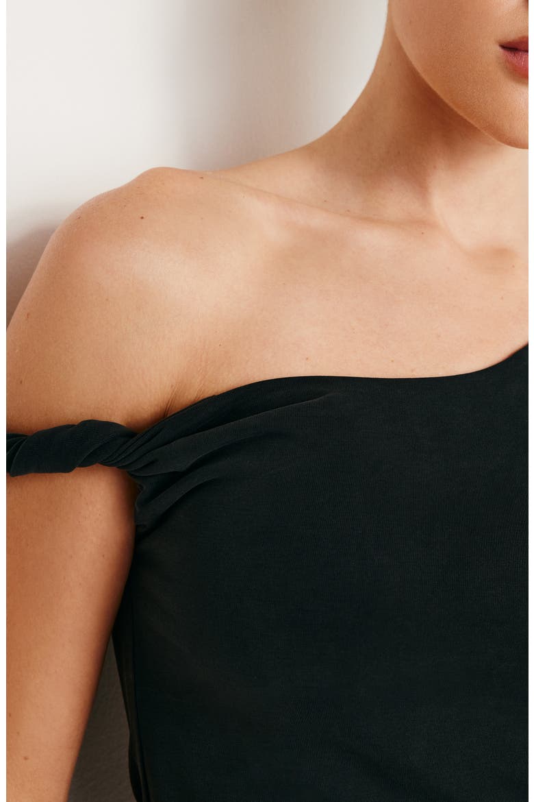 Sandwash Twist Strap Crop Tank, Alternate, color, BLACK001