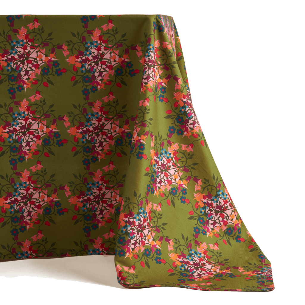 Sophie Williamson Design Tablecloth In Green