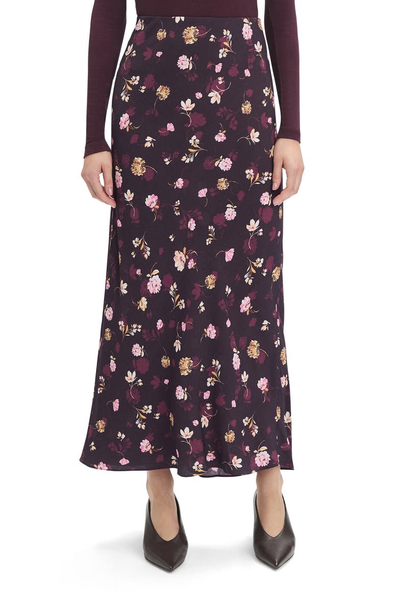 The Favorite Satin Slip Skirt, Main, color, WHIMSICAL MONET