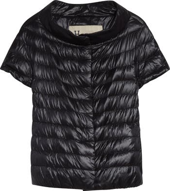 Quilted Jacket Herno Cap Sleeve Puffer Jacket Down Jacket Herno