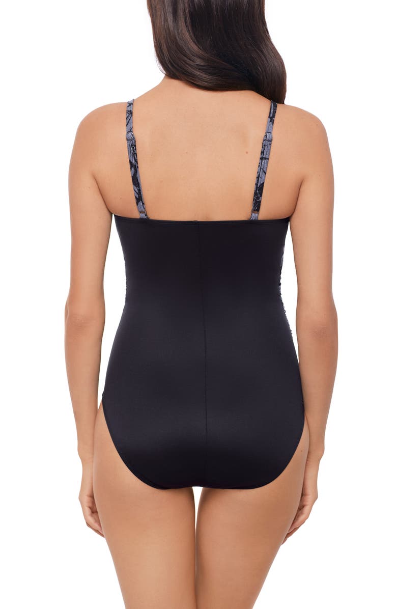 Magicsuit<sup>®</sup> Shell Beach Louise One-Piece Swimsuit, Alternate, color, Black/ Multi