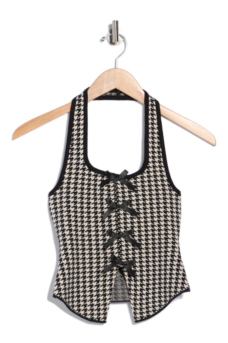 Mia Halter Top, Alternate, color, TAPIOCA/ BLACK