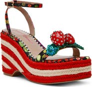 Betsey Johnson Bobbie Platform Wedge Sandal