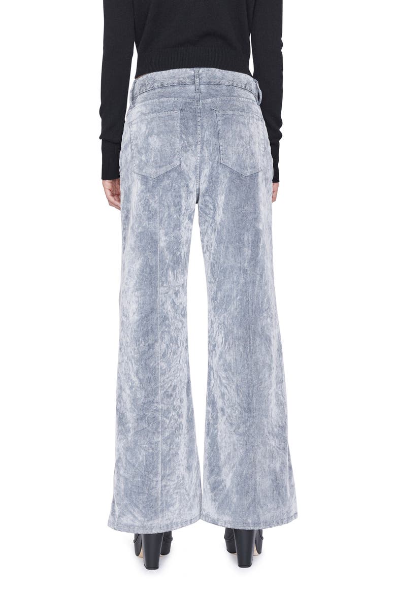 Le Baggy Palazzo Wide Leg Jeans, Alternate, color, GRAY FLOCK