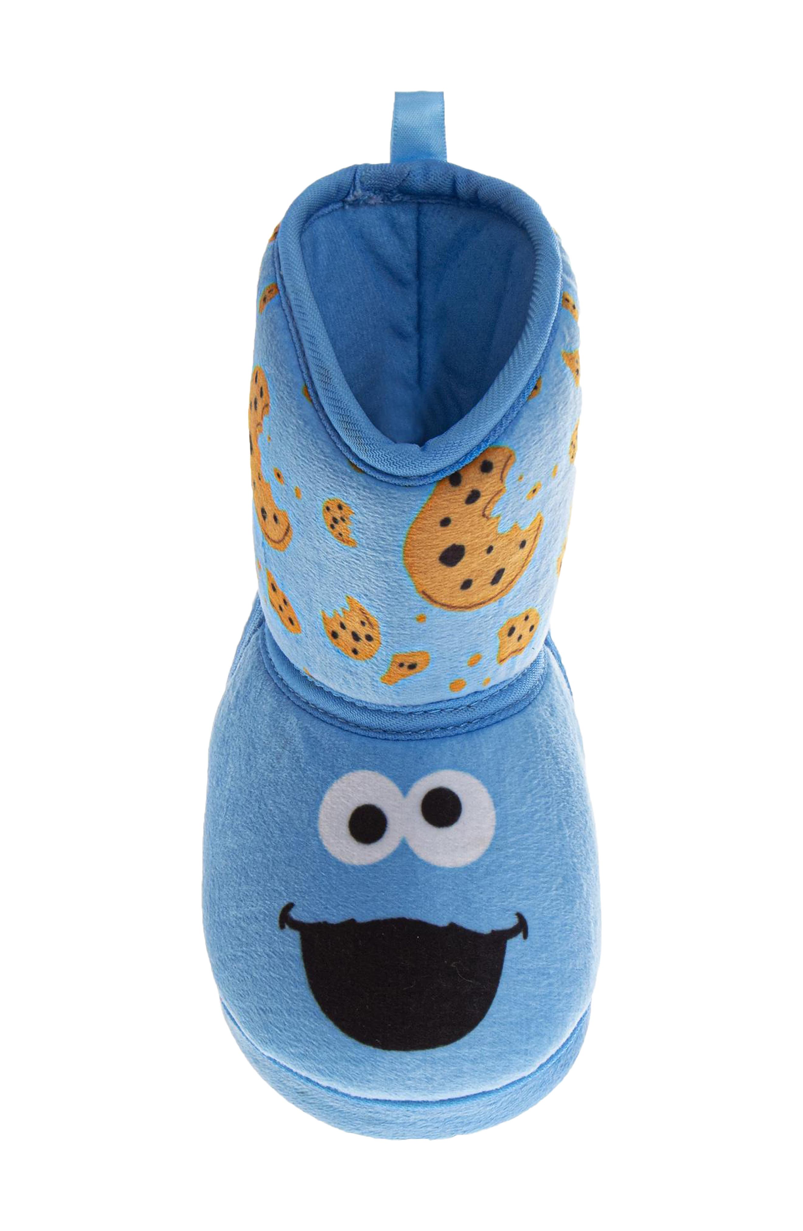 Kids' Sesame Street Cookie Monster Boot, Alternate, color, BLUE