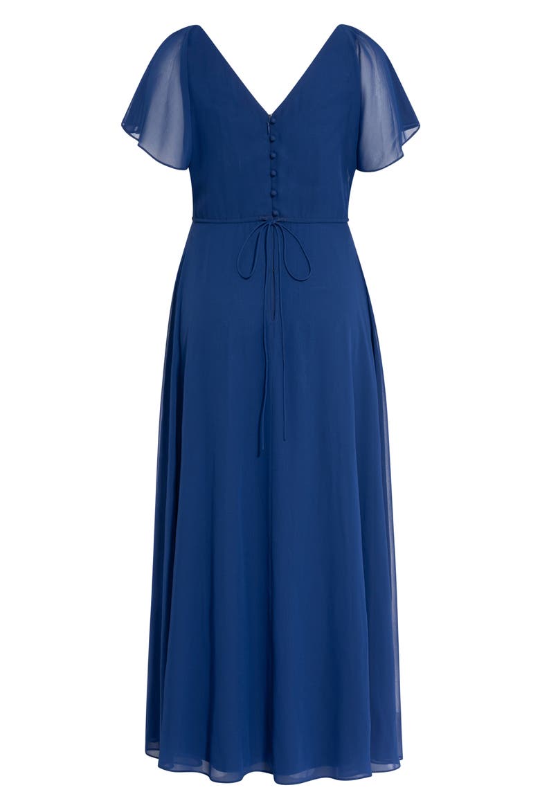Sweet Wishes Maxi Dress, Alternate, color, SAPHIRE