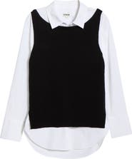 STAUD Damian Layered Shirt