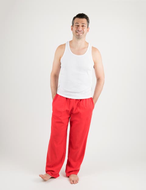 Men's Cotton Flannel Holiday Pajama Pants