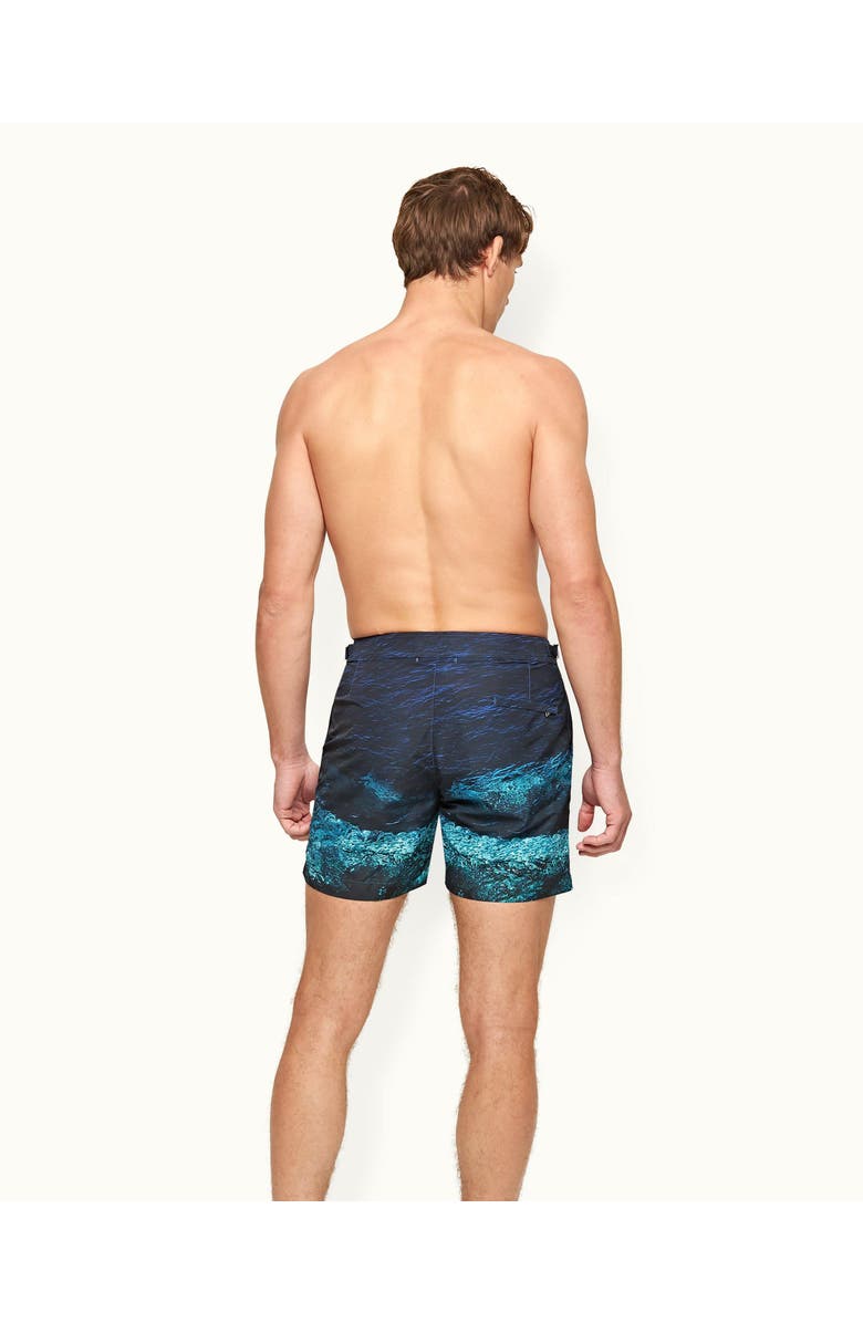 Orlebar Brown Bulldog Mid-Length Swim Shorts, Alternate, color, Deep Sea