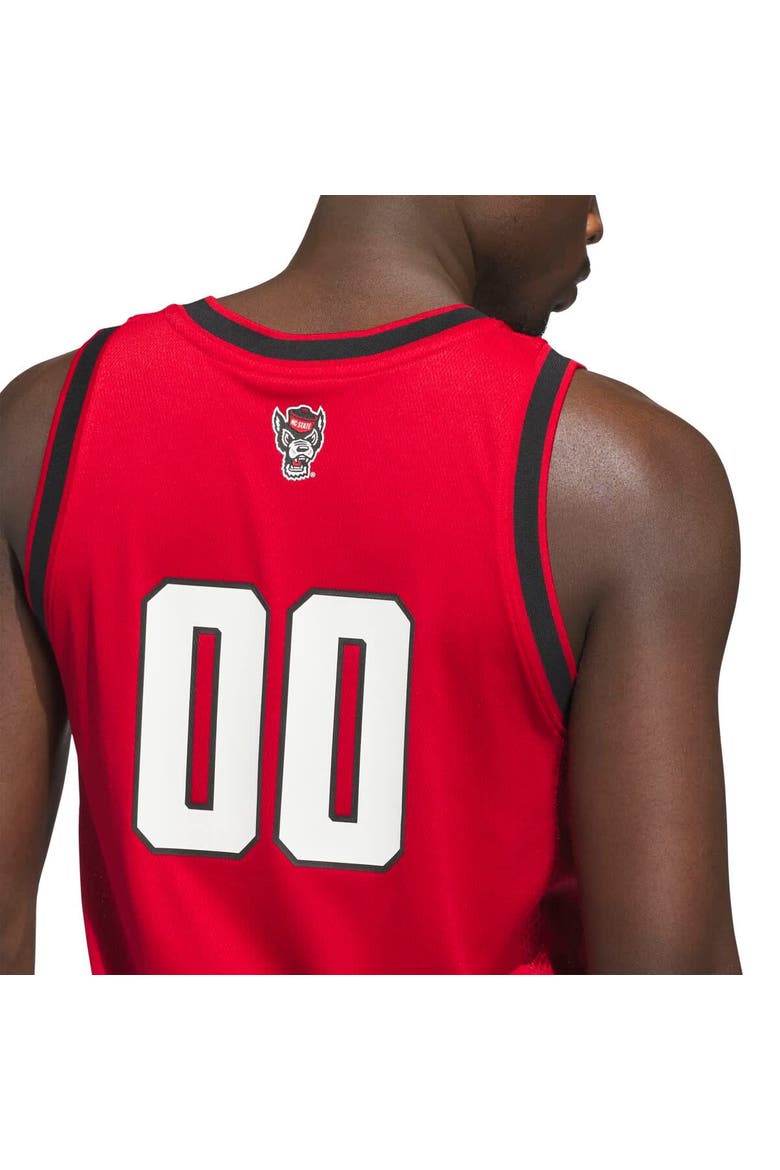 Men's adidas #00 Red NC State Wolfpack Replica Swingman Jersey, Alternate, color, Red