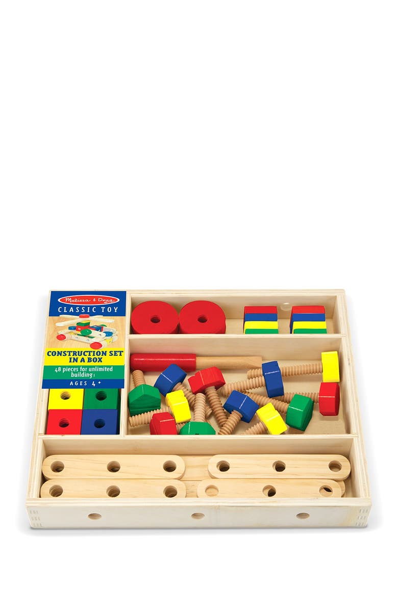Melissa & Doug Construction Set in a Box, Alternate, color, 
