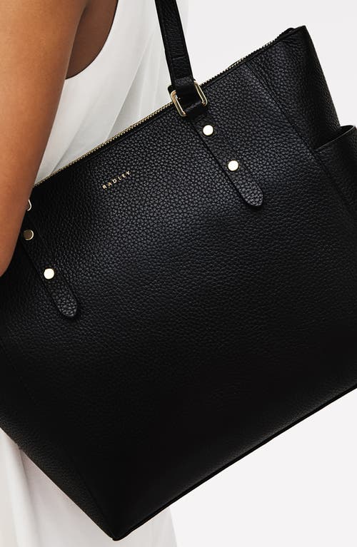 Radley Silk Street Large Ziptop Shoulder Bag In Black