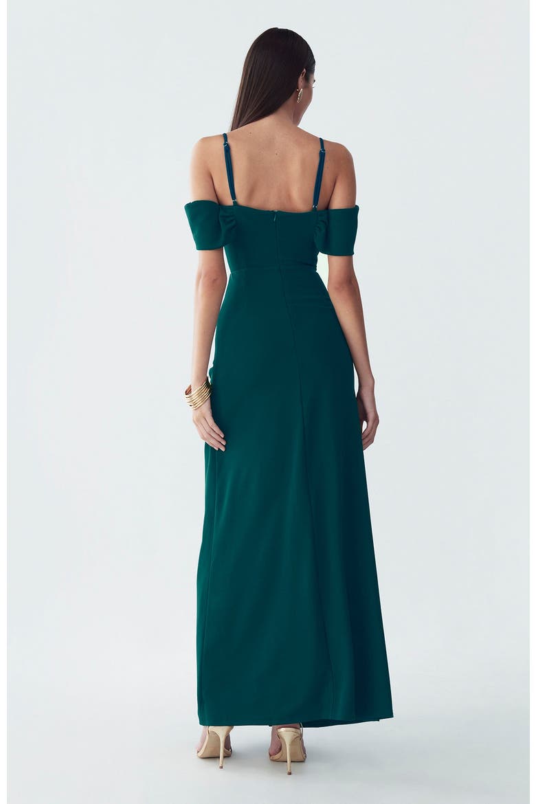 Ida Maxi Dress, Alternate, color, Emerald