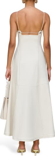 Maka Stretch Cotton Maxi Cocktail Dress