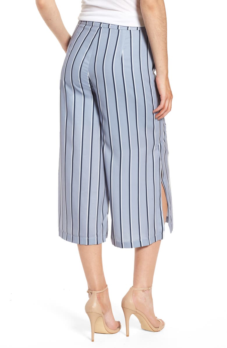 J.O.A. High Waist Crop Pants, Alternate, color,
