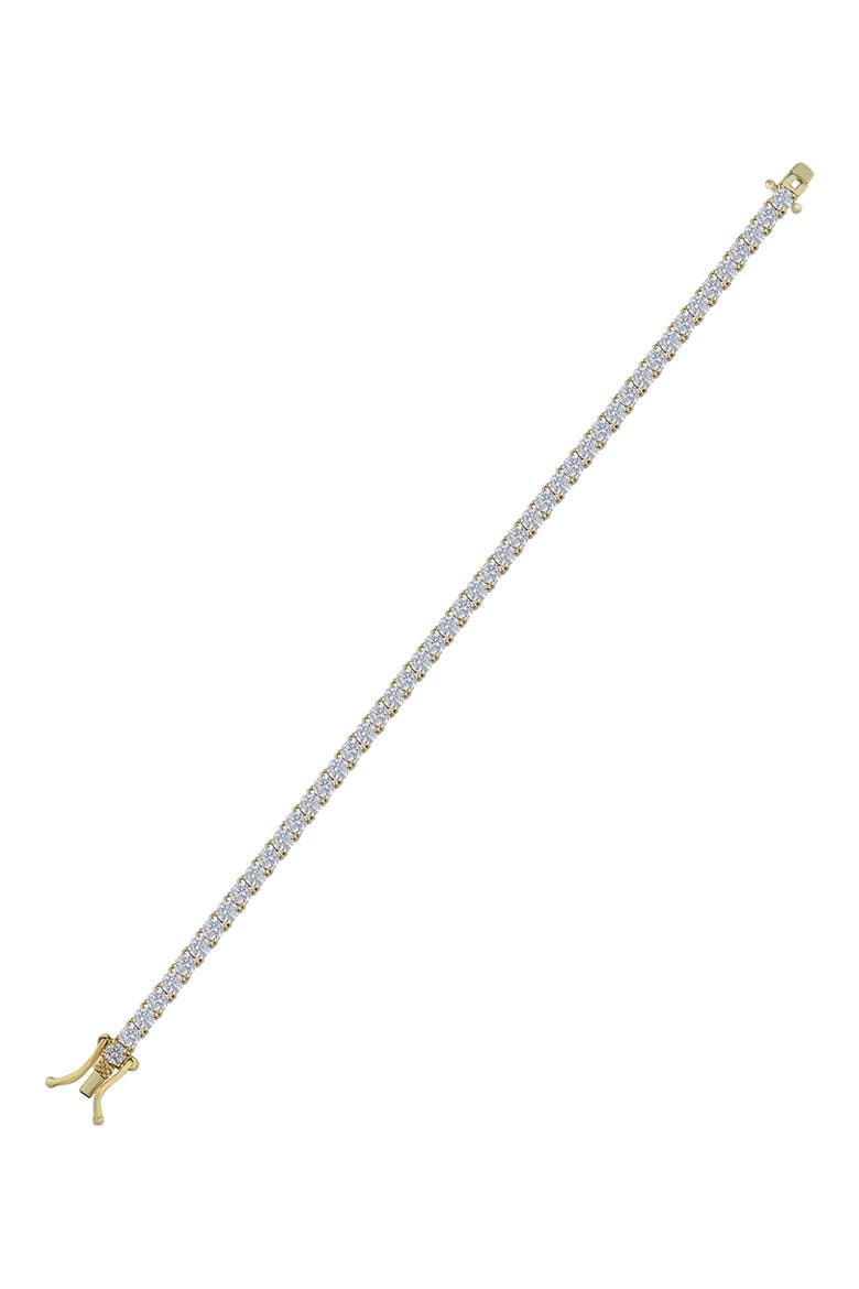 CZ Tennis Bracelet, Alternate, color, CLEAR/GOLD