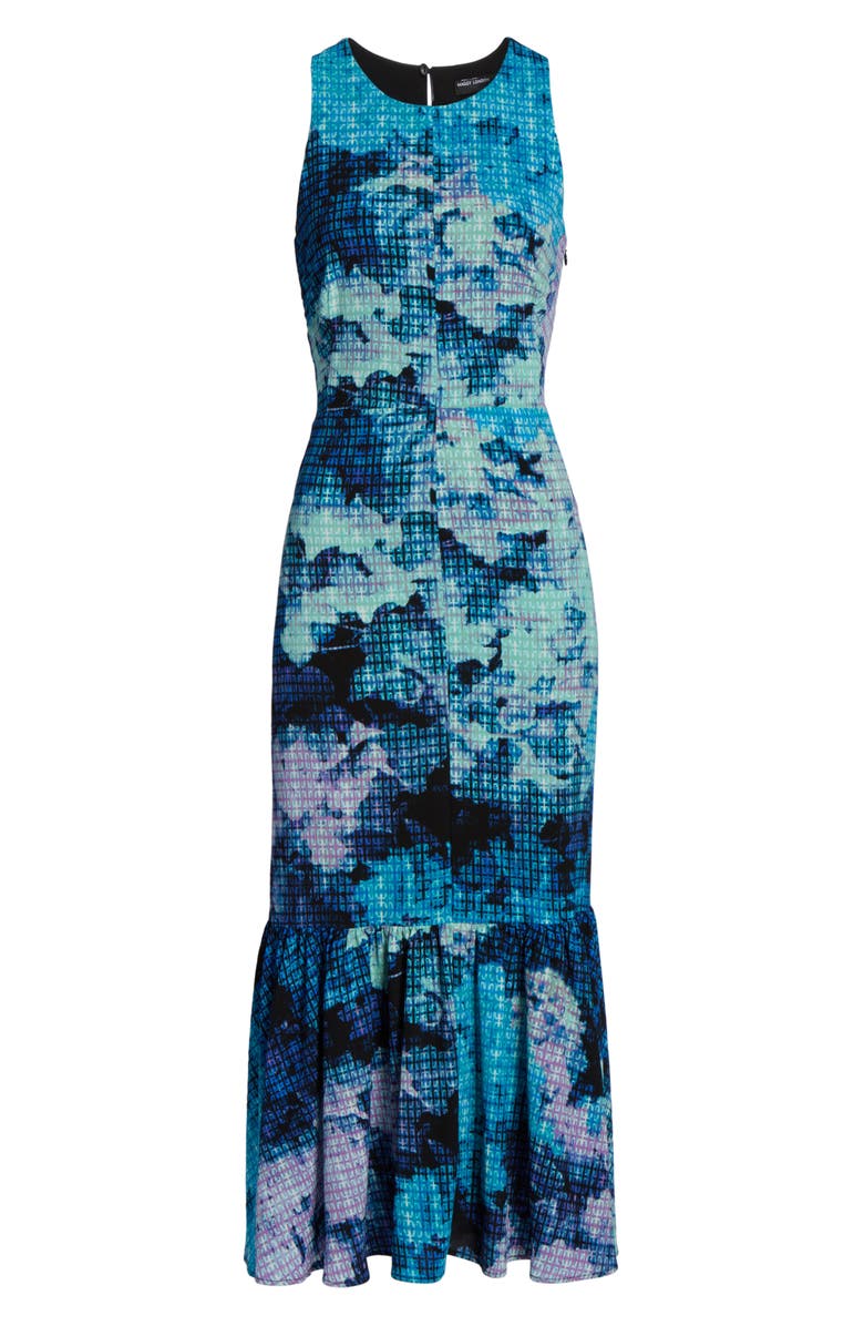 Maggy London Print Maxi Dress, Alternate, color, 