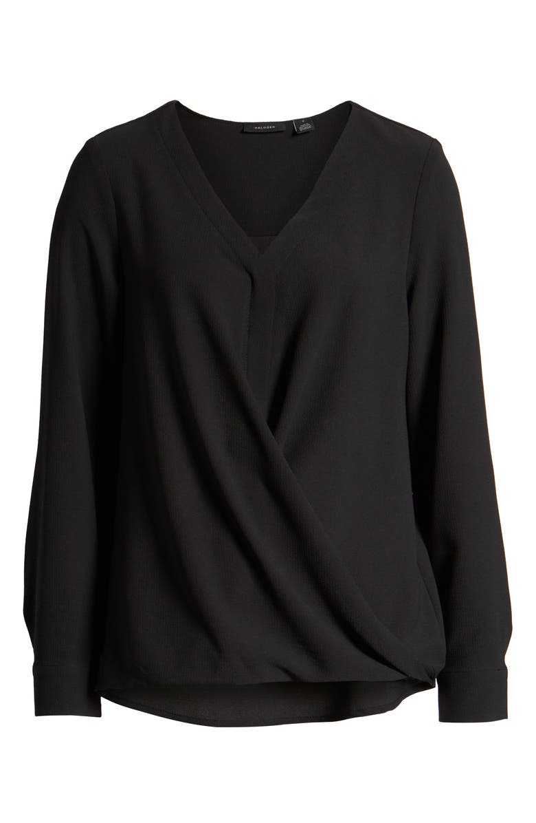 Halogen<sup>®</sup> Faux Wrap Top, Alternate, color, 