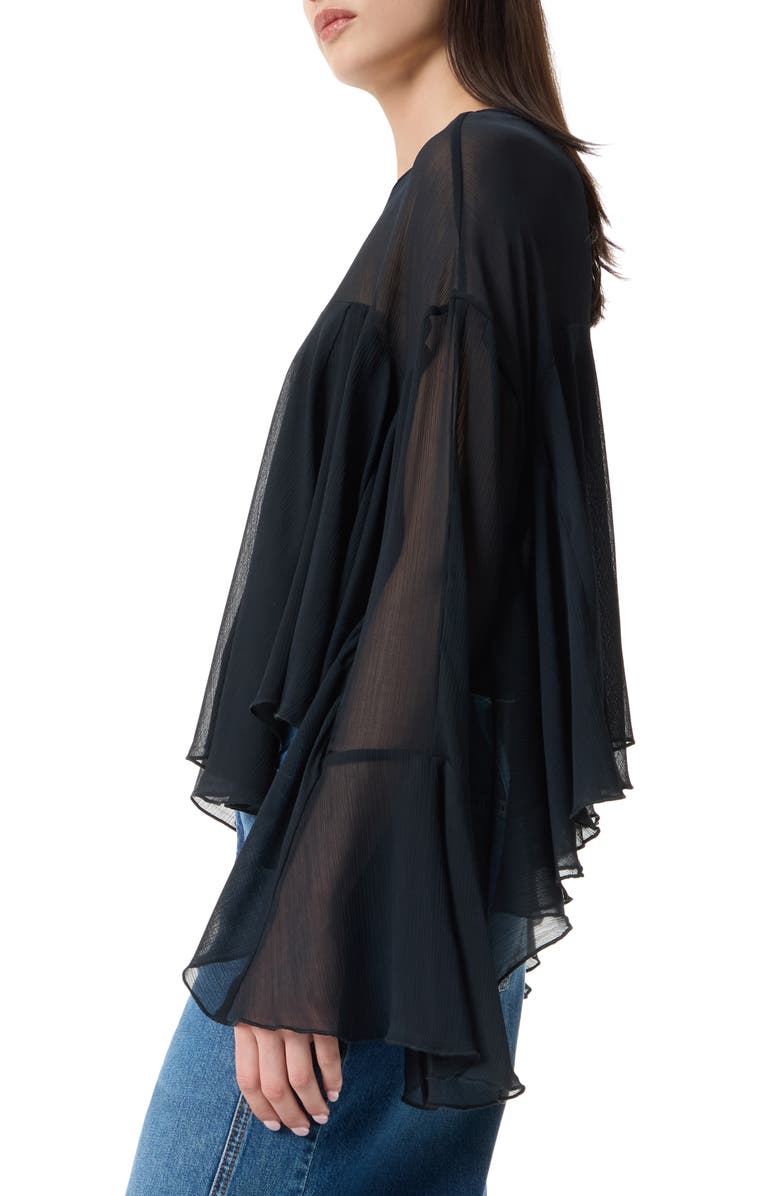 Robert Rodriguez Jada Long Sleeve Top, Alternate, color, Black