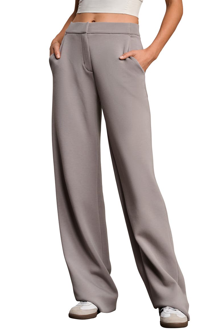 Dreamglow OMW Straight Leg Trousers, Main, color, TAUPE MIST