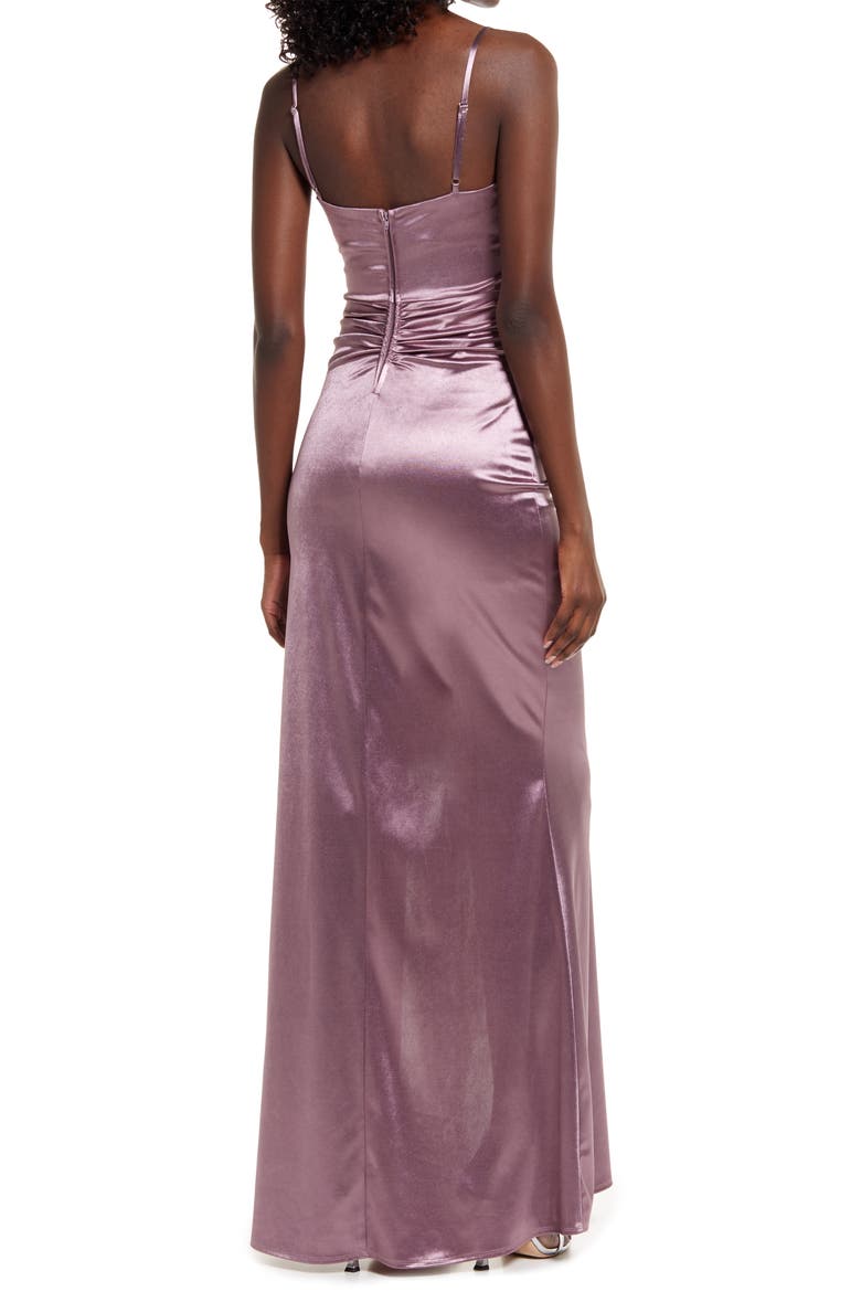 Ruched Dress, Alternate, color, LAVENDER