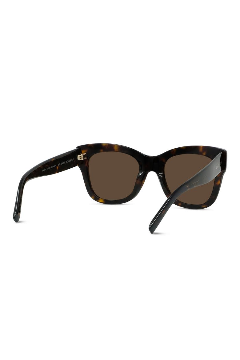 City 53mm Gradient Geometric Sunglasses (Nordstrom Exclusive), Alternate, color, DARK HAVANA / BROWN