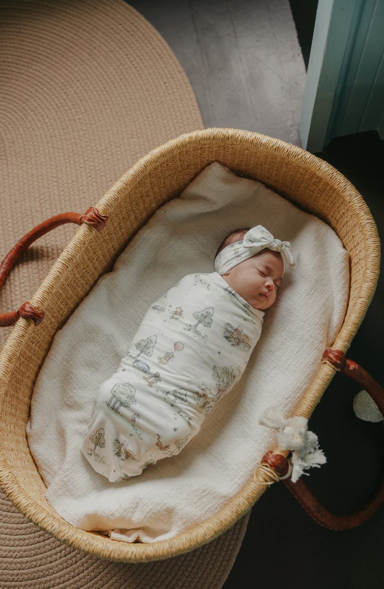 Copper Pearl Hundred Acre Wood Knit Blanket, Alternate, color, Hundred Acre Wood