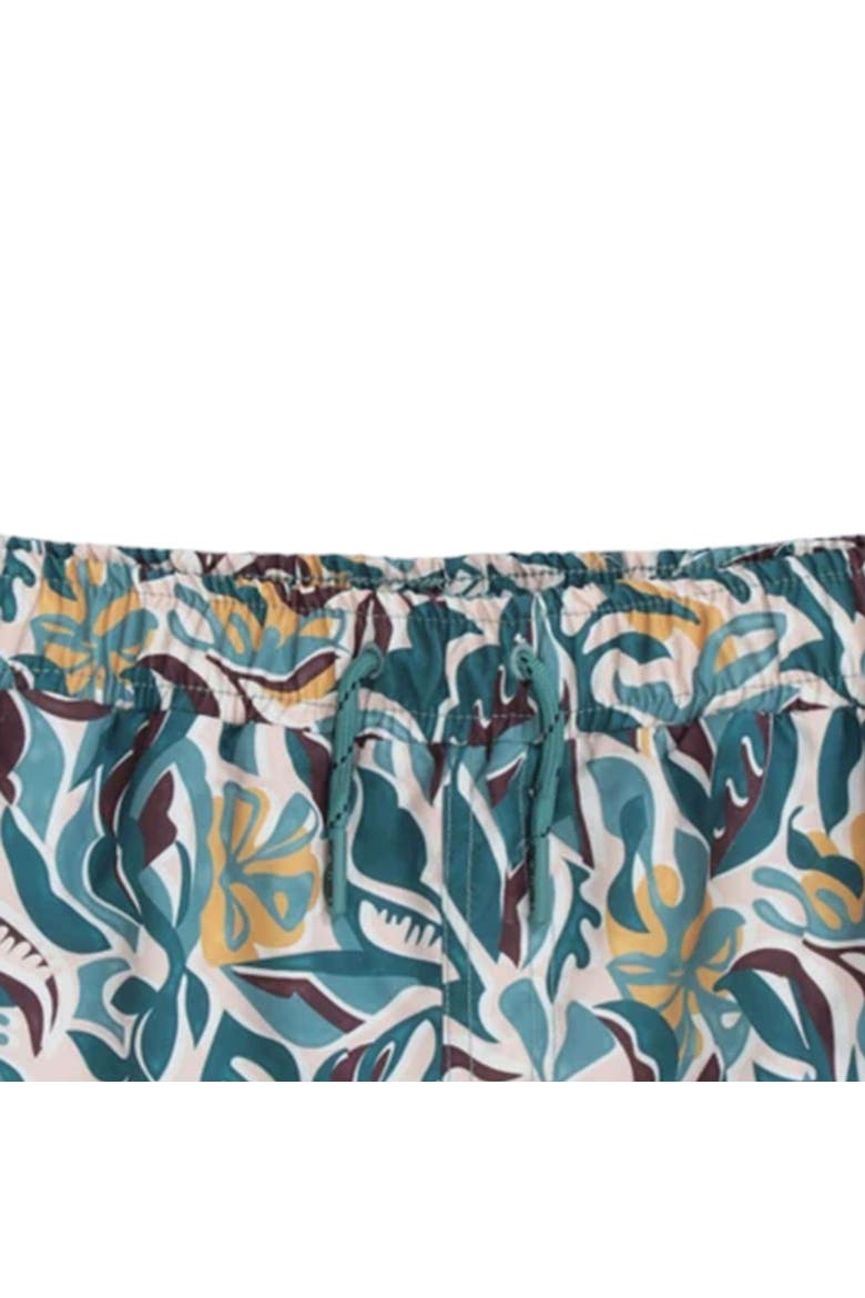 Childrens/Kids Jed Abstract Floral Boardshorts, Alternate, color, Green