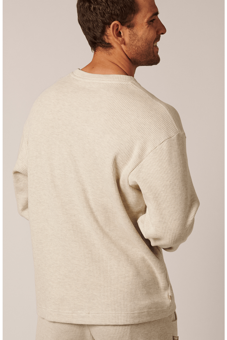 Cozy Cotton Crewneck, Alternate, color, Marshmellow