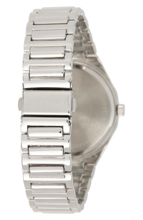 Geoffrey Beene Diamond Dial Bracelet Watch, 43mm In Metallic