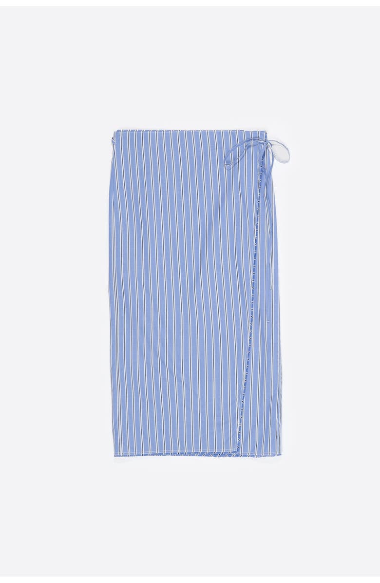 Bimba y Lola Straight Striped Sarong Skirt, Alternate, color, Blue