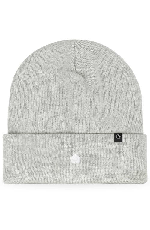 Dalix Lil Flower Beanie Cap In Gray