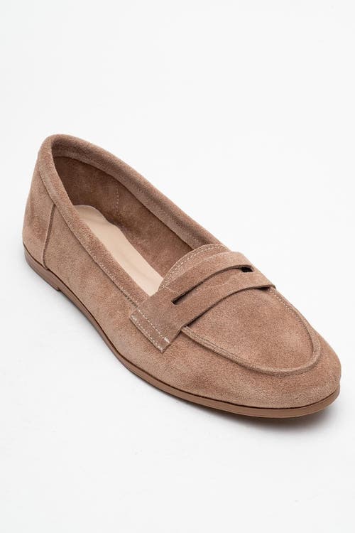Forever & Always Shoes Dorothy Leather Loafer In Neutral