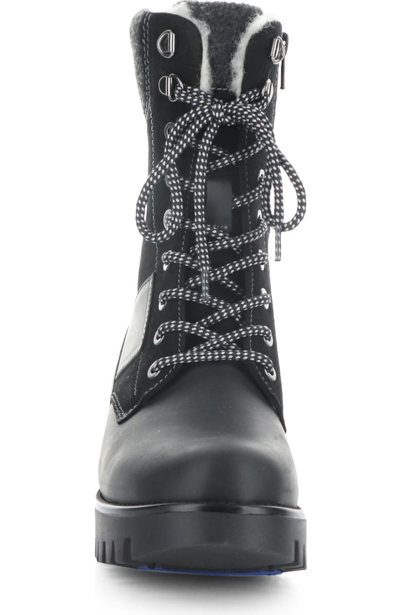 Bos. & Co. Genus Prima Waterproof Platform Bootie, Alternate, color, Black Saddle/Suede/T