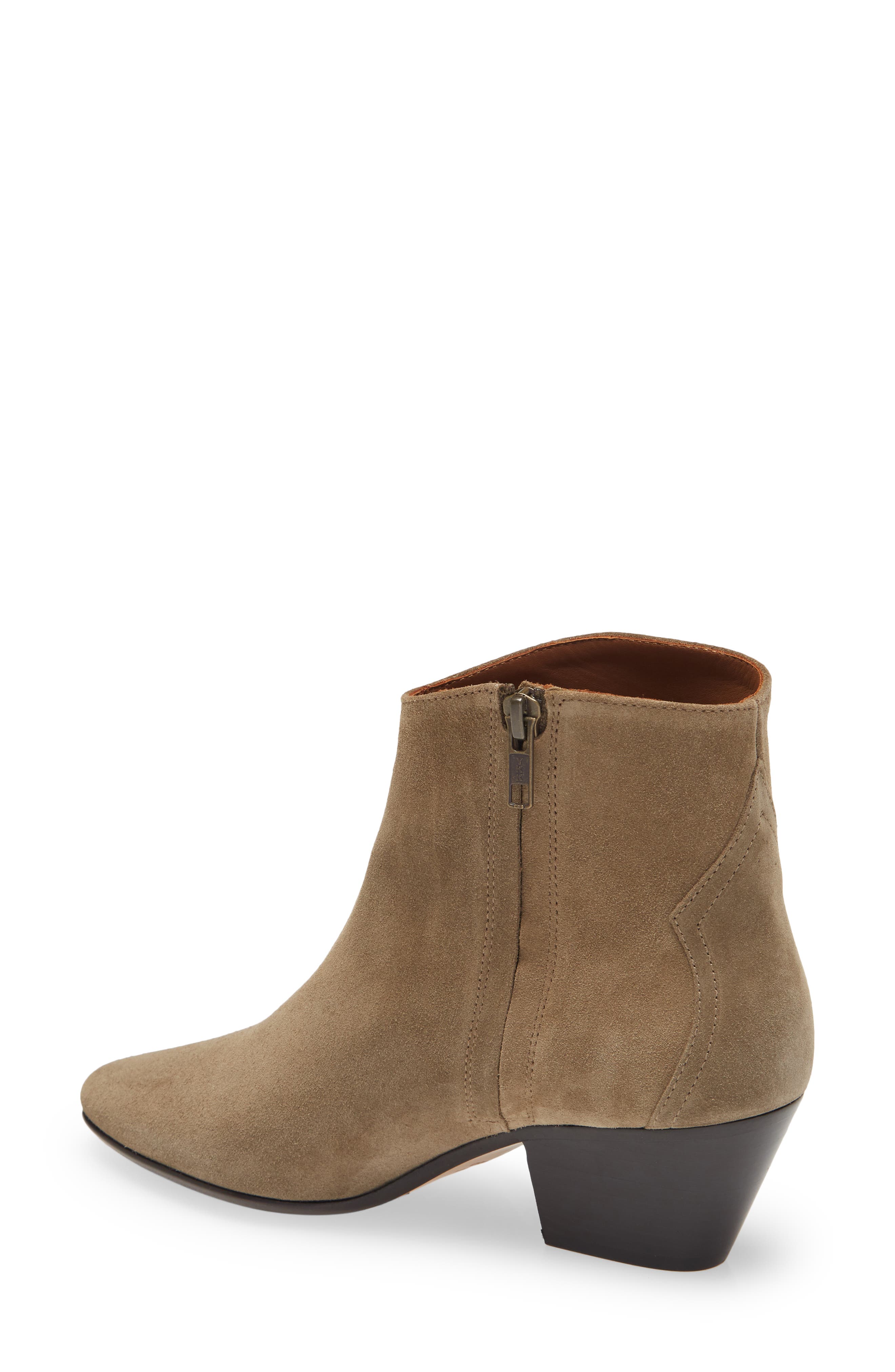 Isabel Marant Dacken Stitch Bootie, Alternate, color, Taupe