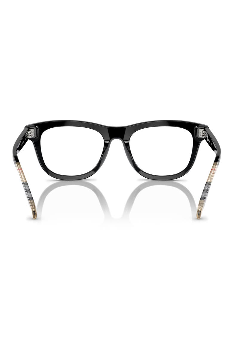 47mm Square Optical Glasses, Alternate, color, BLACK / DEMO LENS