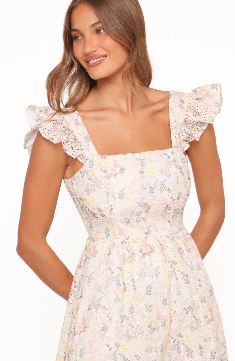 Petal & Pup Ashtonleigh Midi Dress, Alternate, color, Multi Floral