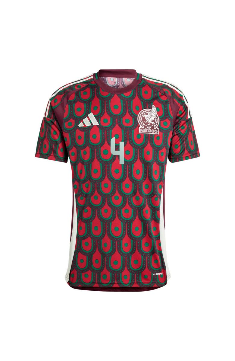 adidas Men's adidas Edson Alvarez Burgundy Mexico National Team 2024 Home Replica Player Jersey, Alternate, color, 