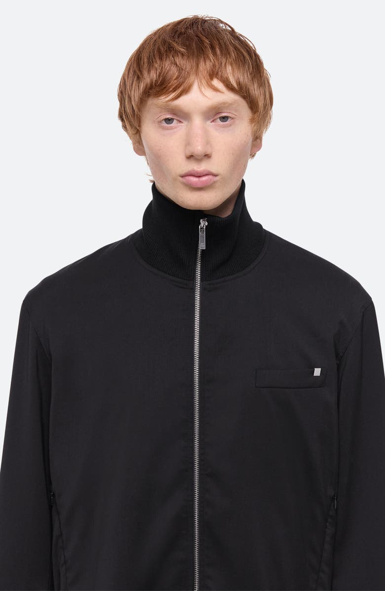 Helmut Lang Relaxed Virgin Wool Bomber Jacket, Alternate, color,