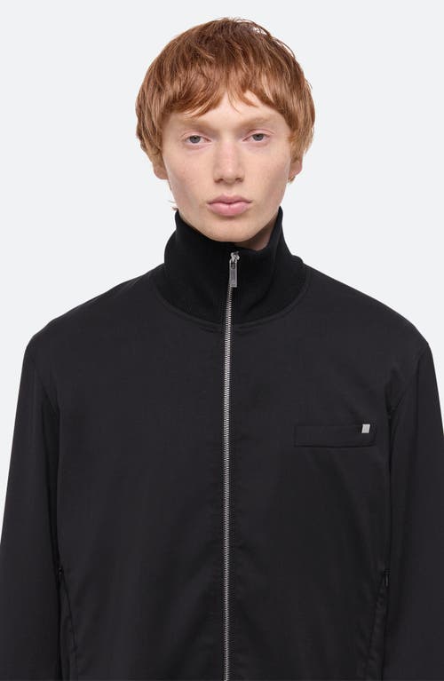 Helmut Lang Men's Wool Full-zip Bomber Jacket In Black