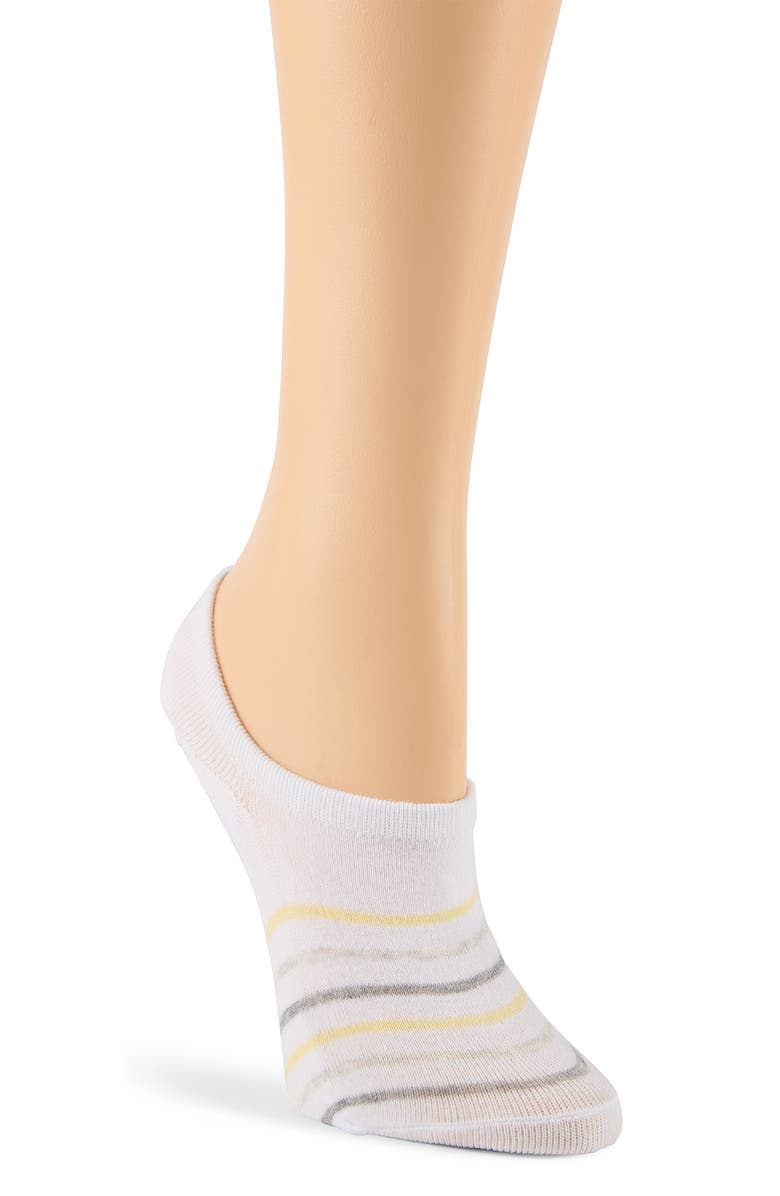 Laundry by Shelli Segal 6-Pack No-Show Liner Socks, Alternate, color, White/ Yellow/ Olive/ Grey