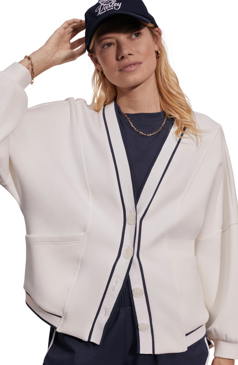 Varley Decker Off Court Sweatshirt Cardigan, Alternate, color,
