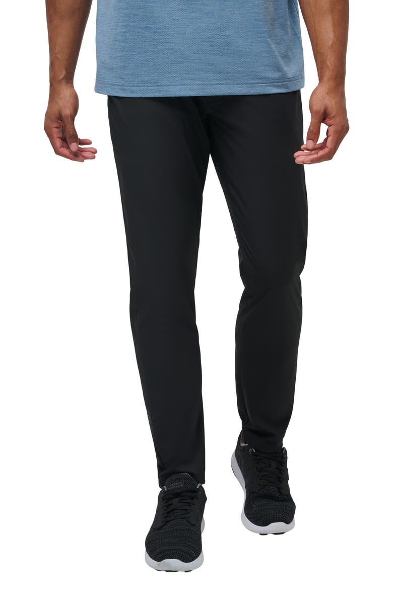 TravisMathew Slim Fit Joggers, Main, color, Black